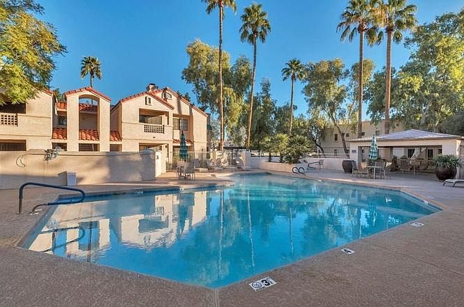 Complex heated pool and spa