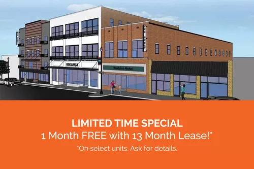 Limited Time Special! 1 Month FREE with 13 Month Lease!* *On select units. Ask for details. - The Henry on Main