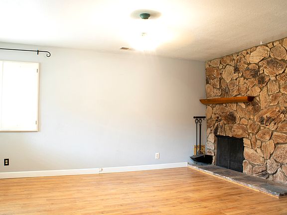 Living room with fireplace