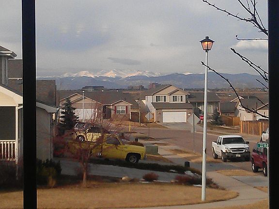 View from living room window