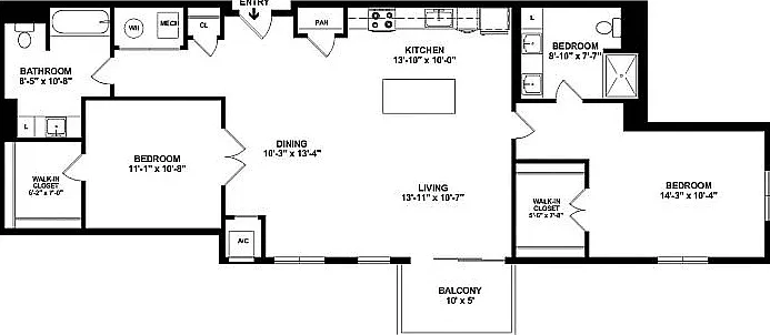 B5 Floorplan with Dimensions B5 Floorplan with Dimensions