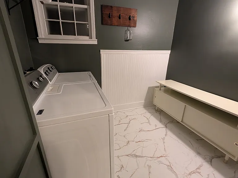 Laundry room.