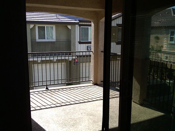 Spacious balcony