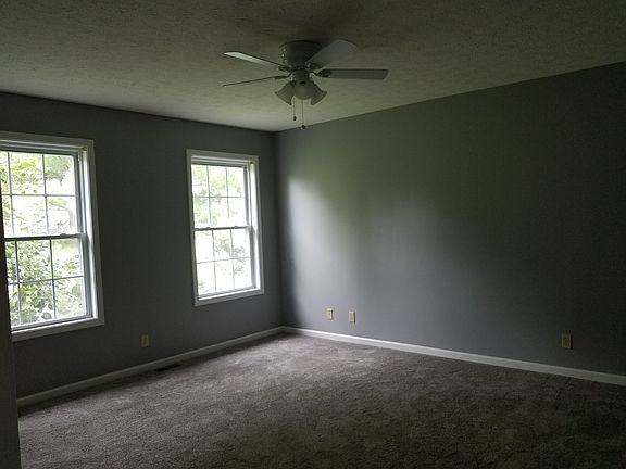 Master bedroom with walk in closet