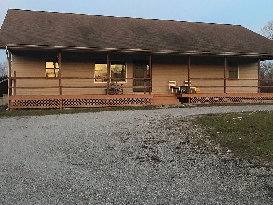 Ranch home with porch