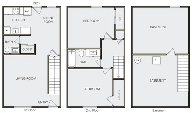 Floor plan 2080 Townhome
