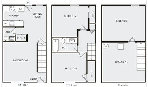 Floor plan 2080 Townhome