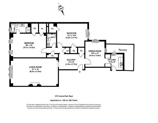 2nd image of 275 Central Park W APT 13A