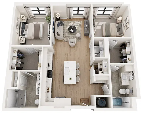 Floor plan 2B