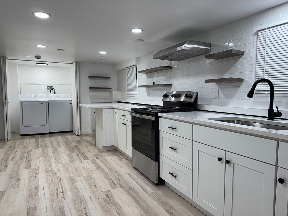 Kitchen into laundry