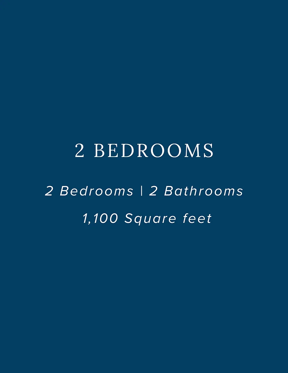 Floor plan 2 Bedroom 2 Bathroom