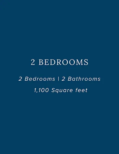 Floor plan 2 Bedroom 2 Bathroom
