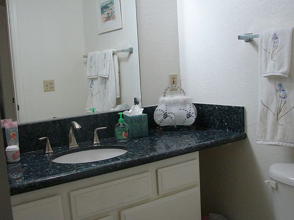 Custom Granite In Guest Bathroom