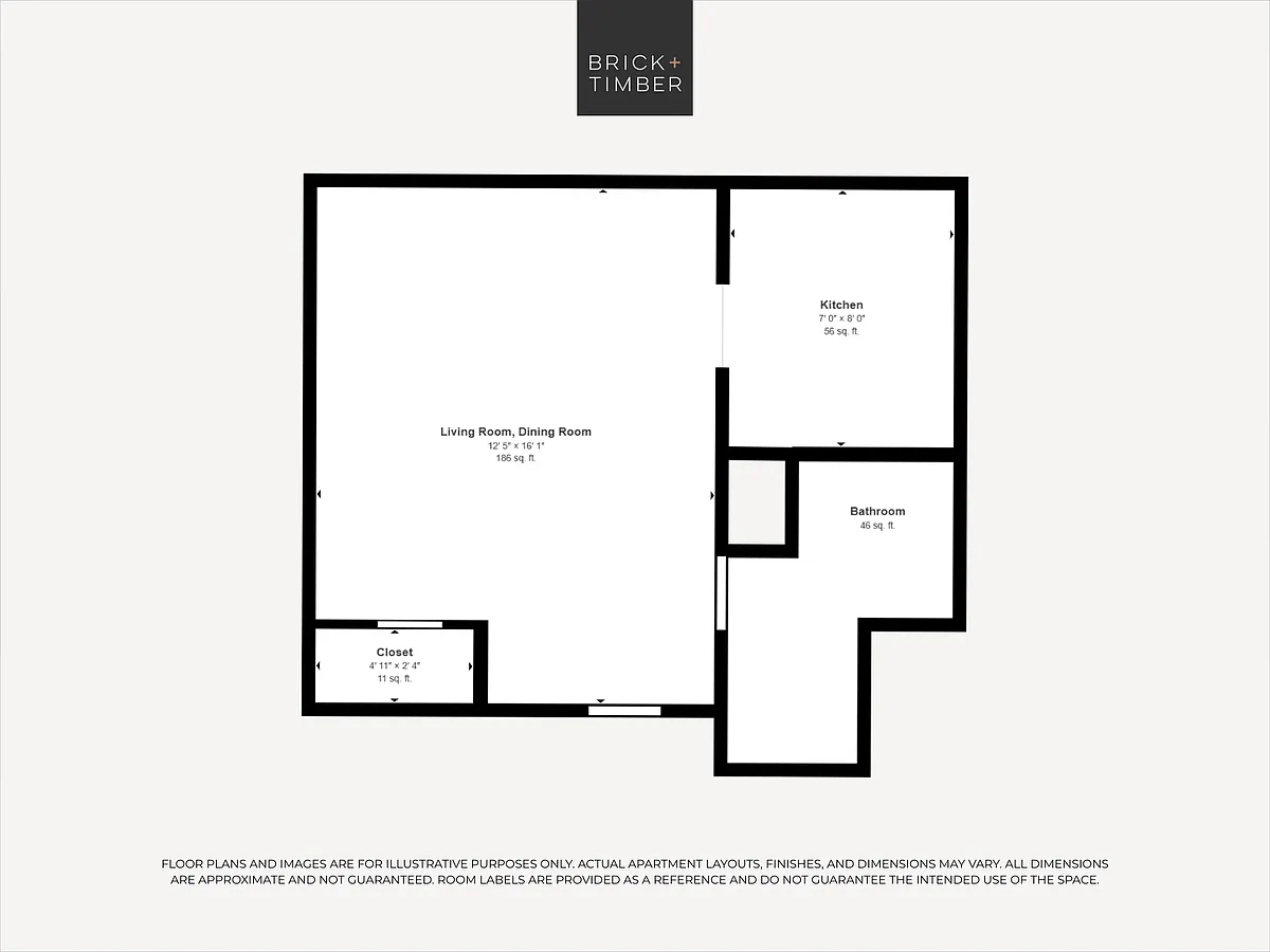Floor plan Studio