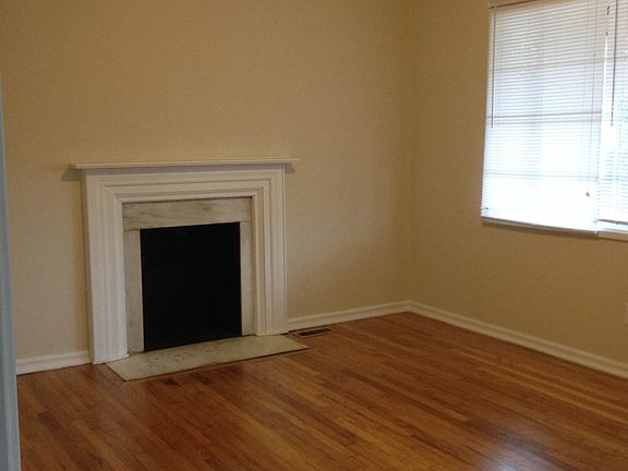 Living room with fireplace