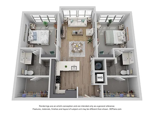 Floor plan B-2A1