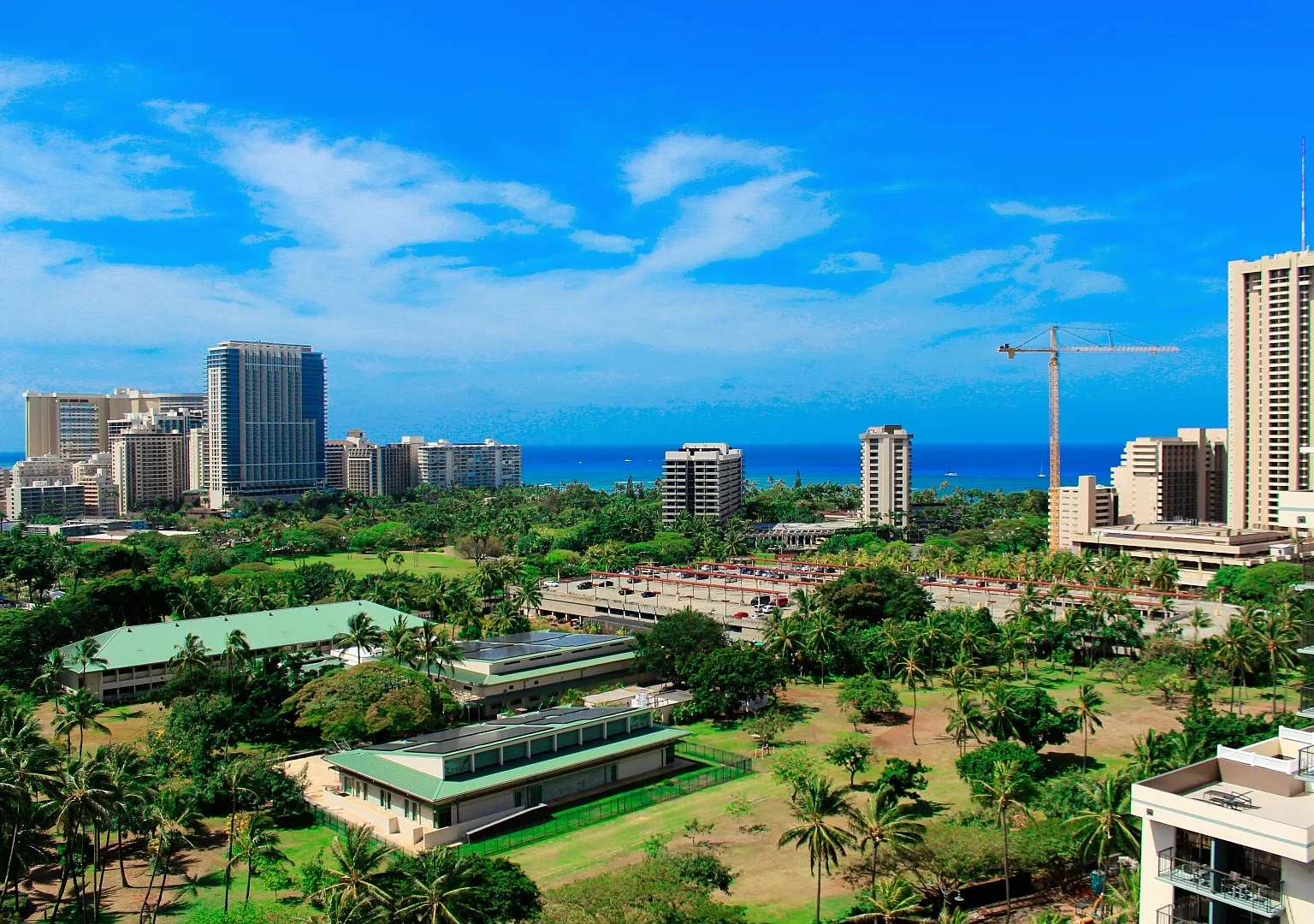 City and Coastal Views from Pavilion at Waikiki — Photo 1