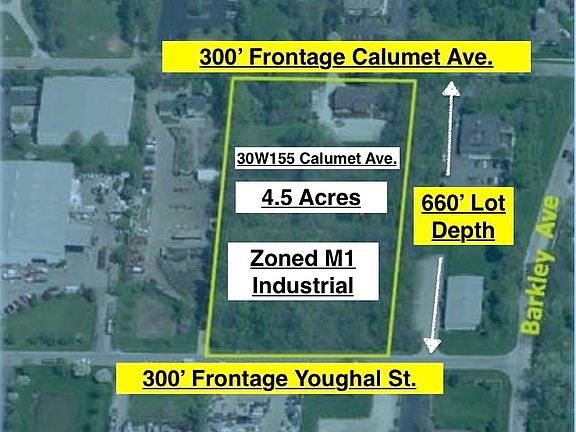 4.5 Acres  300ft. X 660ft. 