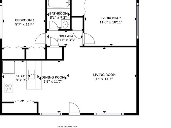 5th image of 9021 Casals St APT 1
