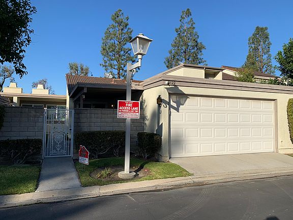 Attached 2 car garage on Right