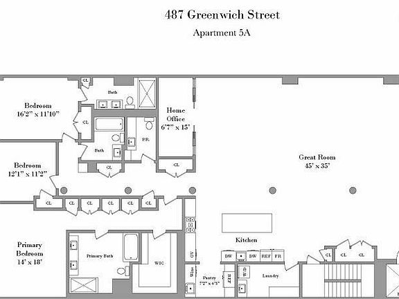 2nd image of 487 Greenwich St APT 5A