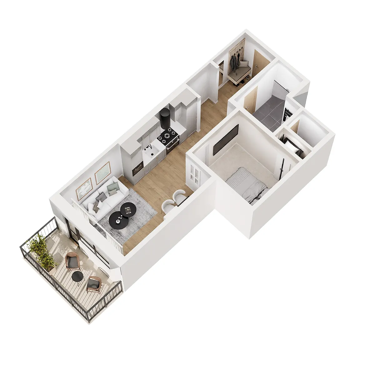 Floor plan B-A91