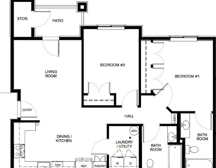 2 Bedroom (2A) Type B 2 Bedroom (2A) Type B