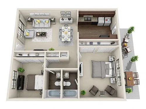 Floor plan Seneca