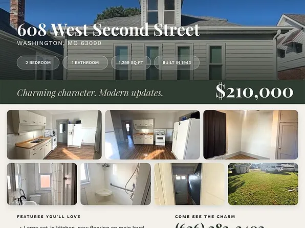 608 W 2nd St, Washington, MO 63090