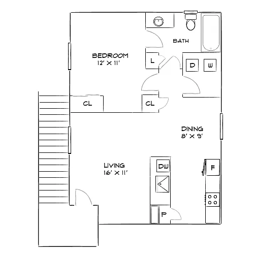 Floor plan Design 1A Carriage Home