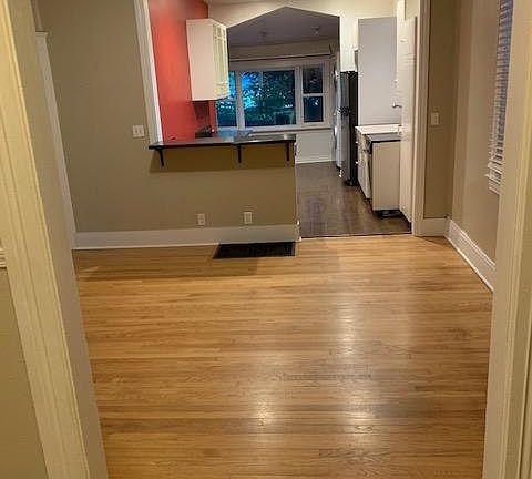 Dining room and kitchen
