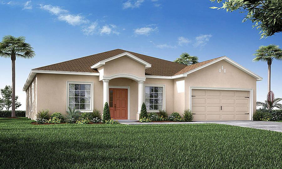 New construction home in Winter Haven, FL with 4 bedrooms plus a den