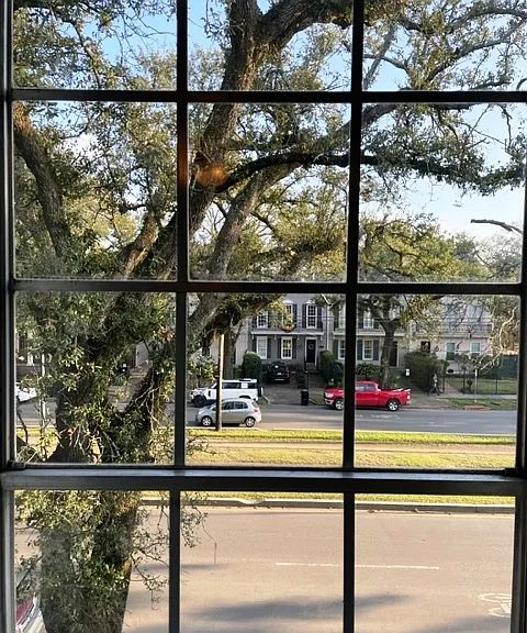 Bedroom window view