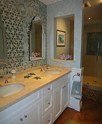 Main floor bathroom - dual sink