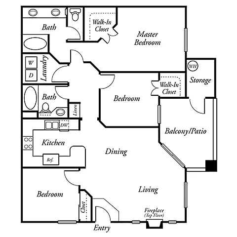 Floor plan The Blacksmith