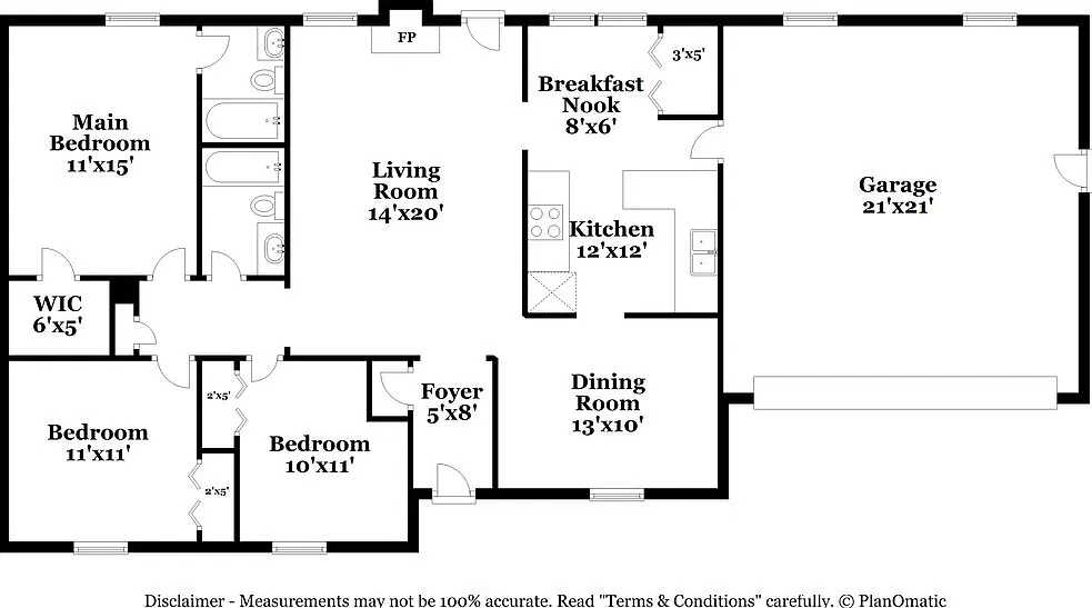 3 bed, 2.0 bath, 1320 sqft, $2,020 — Photo 2