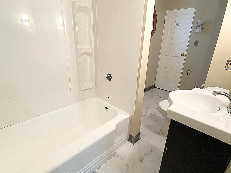 Main Bath (fixtures have been installed)