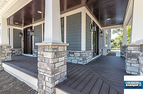 Wrap around composite porch