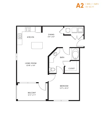Floor plan A2