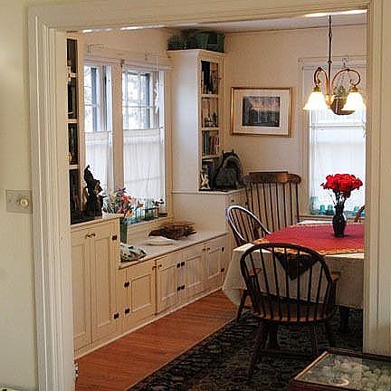View of dining room.