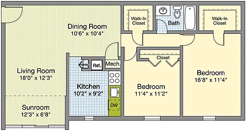 Floor plan Kariba - with Sunroom