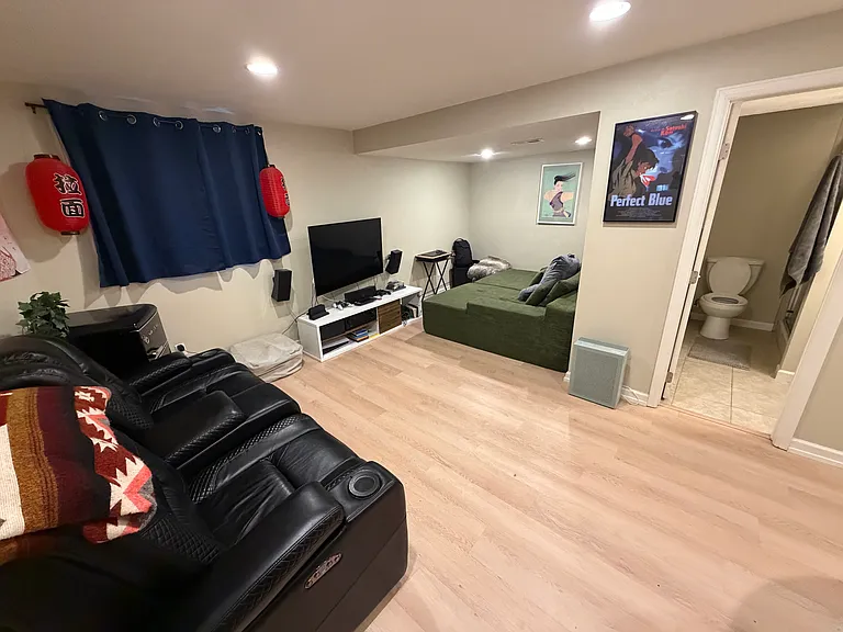 Downstairs living space
