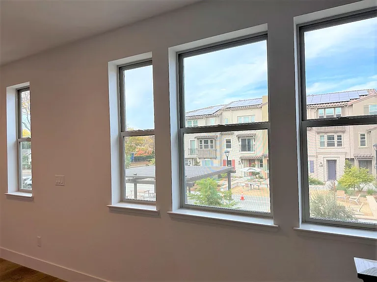Living room window view
