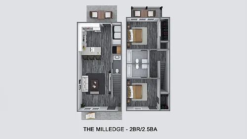 Floor plan The Milledge