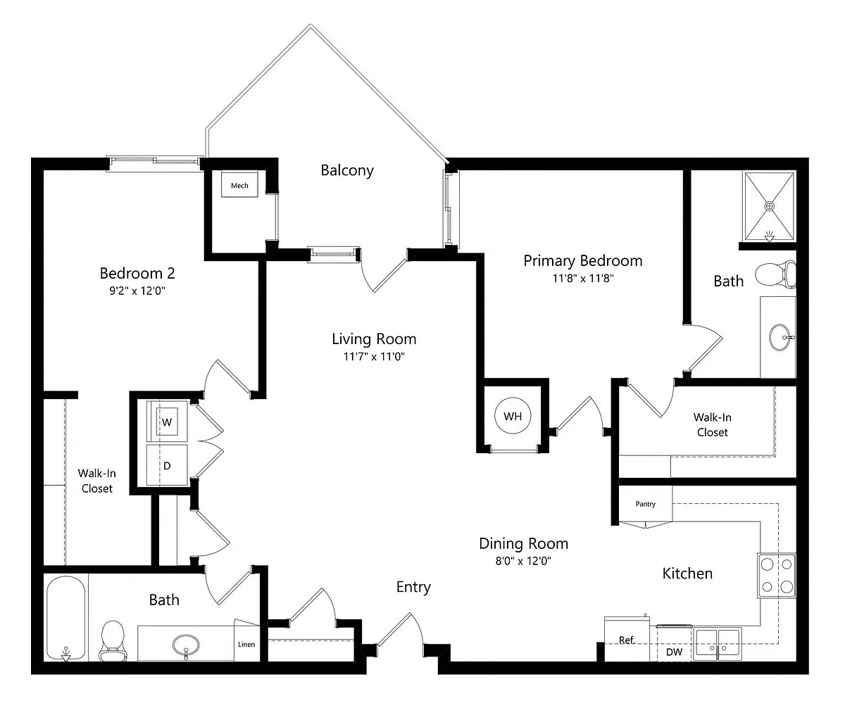 Floor plan Metz