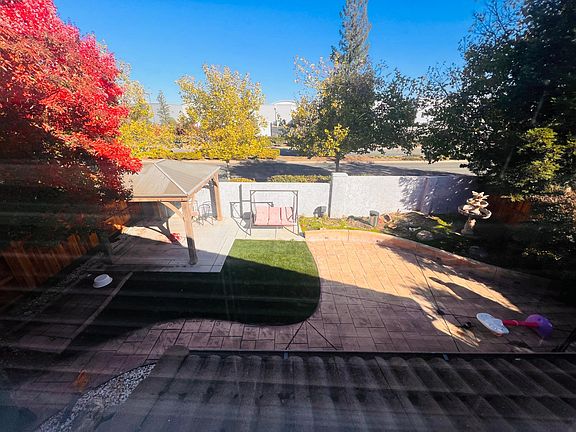 Backyard top view