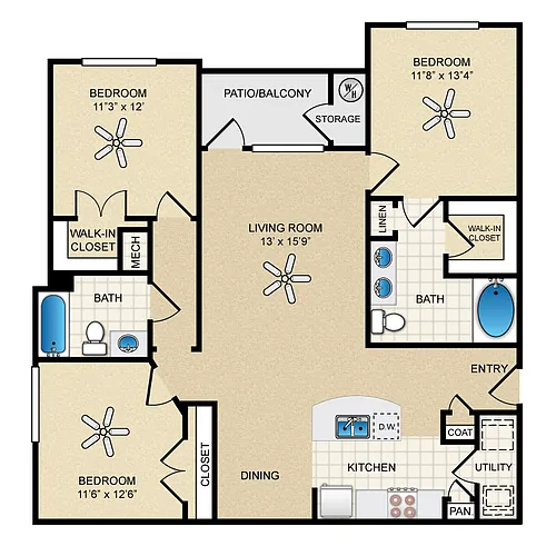 Floor plan C1