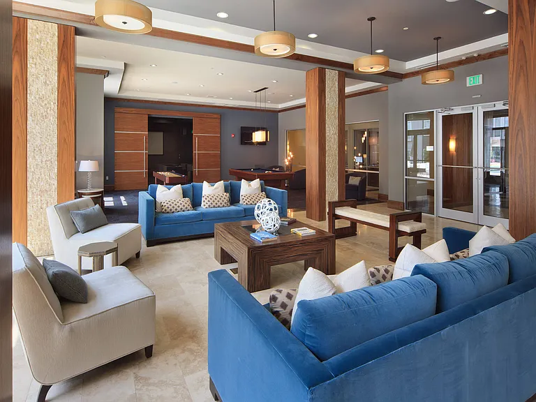 Elaborate Clubroom Equipped with Full Kitchen, Bar, Billiards Table and More