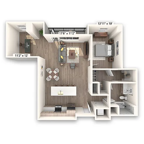 Floor plan Maroon Platinum