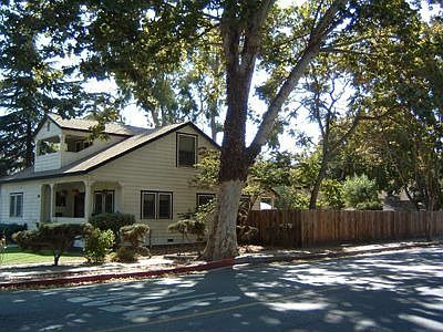 Corner lot with alley access.